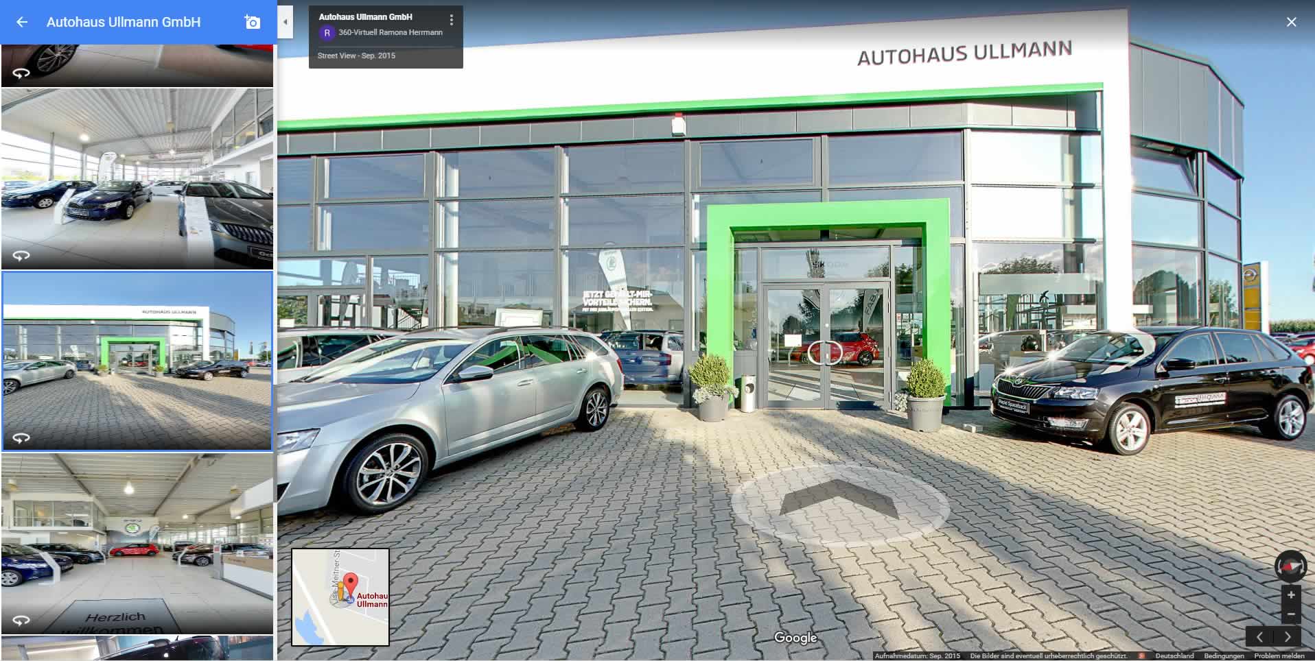 Ein 360 Grad Rundgang durch ein Autohaus. Ein nützliches Marketingtool für Autohäuser.