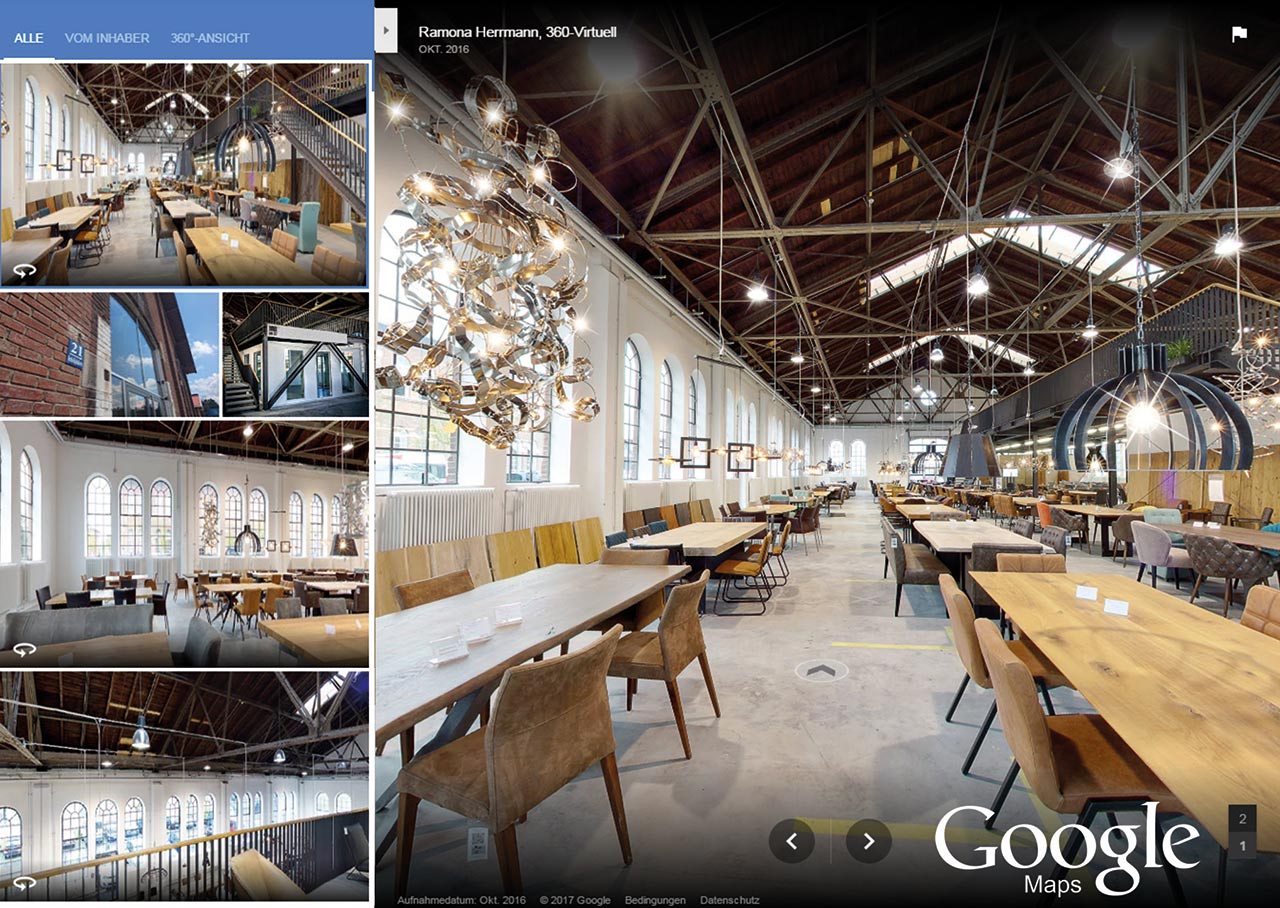 virtuelle tour auf google maps