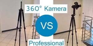 360 Grad Kamera vs Professionelles 360 Grad Panorama