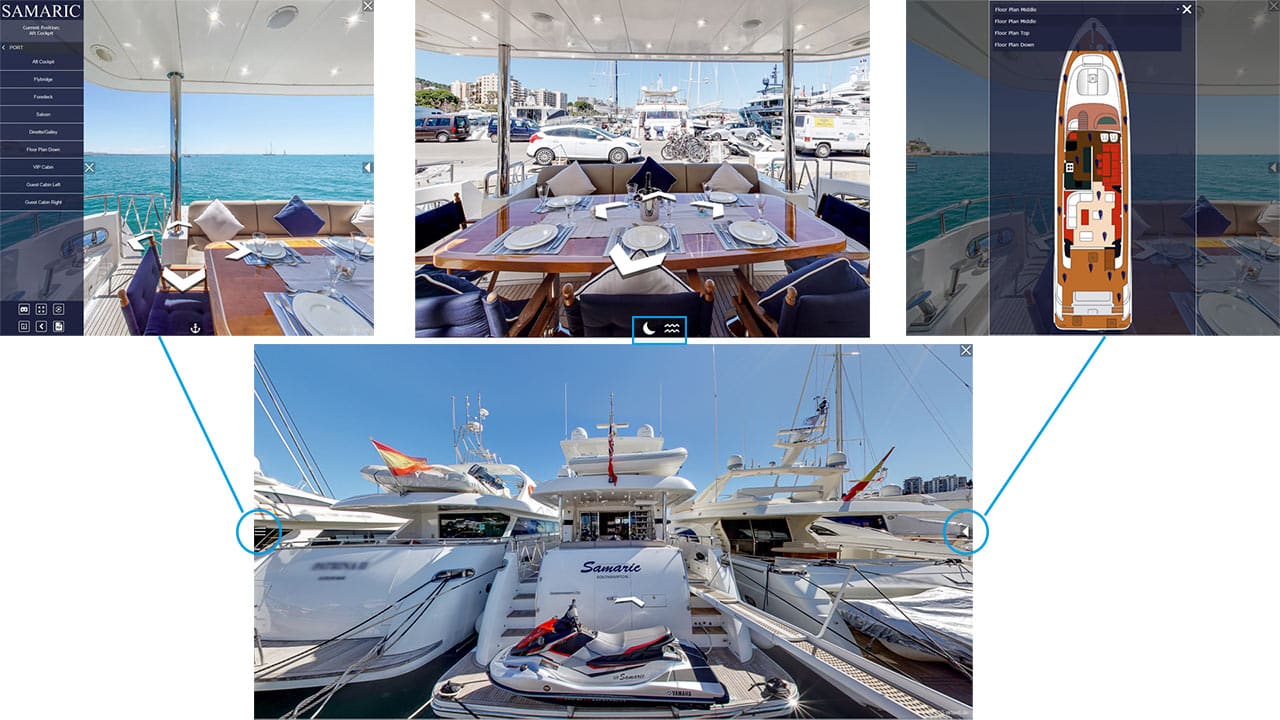 360 yacht tour