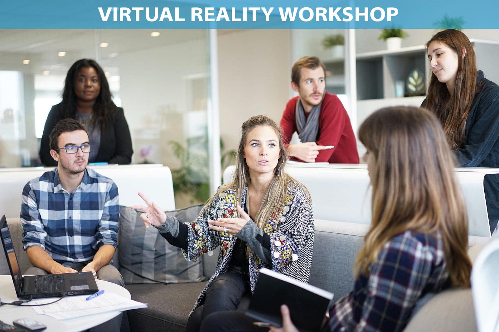 Team Meeting Virtual Reality Workshop 360 Grad Unternehmens-Projekt